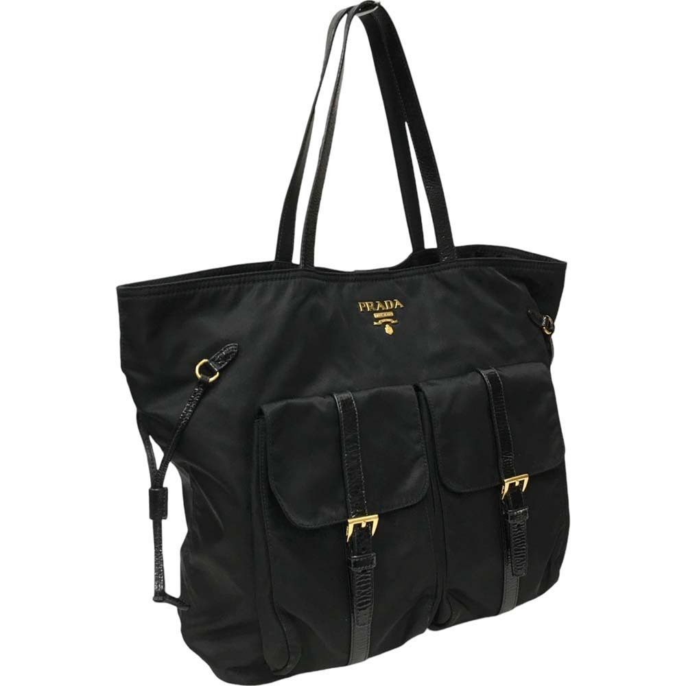 Prada TESSUTO 2way Bag black